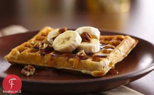 בננה פקאן וופלים ללא גלוטן