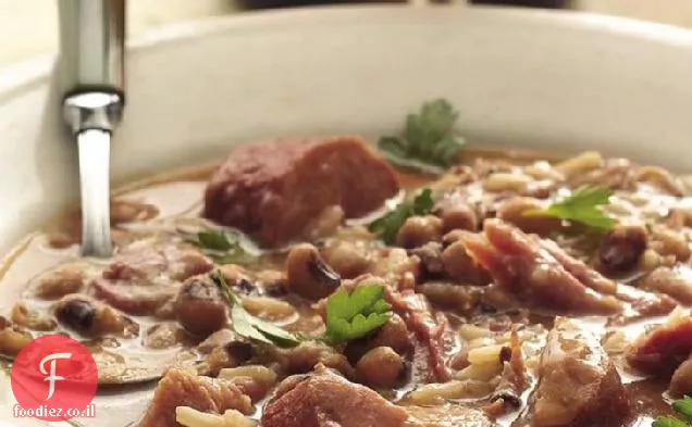 סלואו-Cooker New Hoppin'John