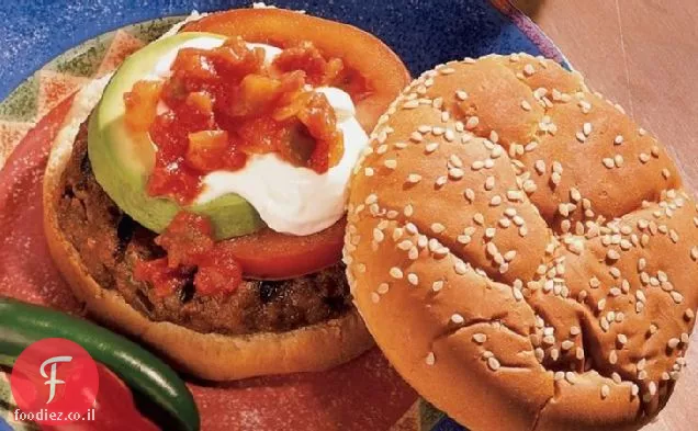 המבורגרים סלסה בגריל
