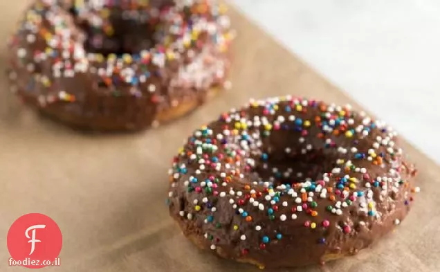 בורבון אפוי שוקולד מזוגג סופגניות