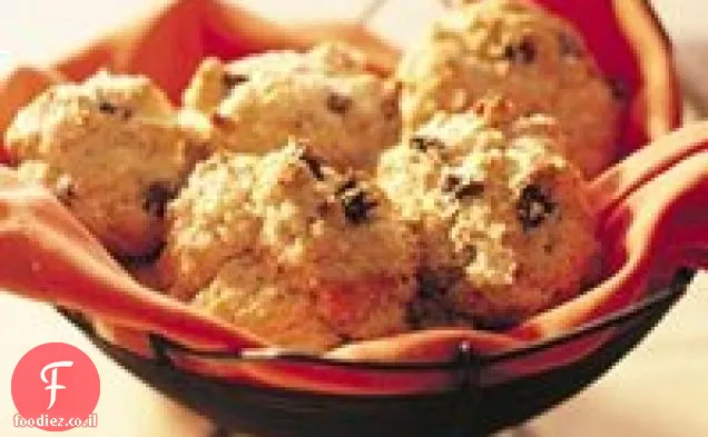 עוגיות קינמון וצימוקים-Drop Biscuits