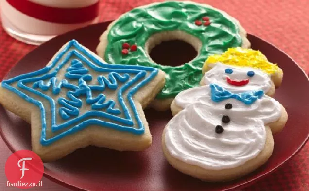 קובצי Cookie קלים לחיתוך החג