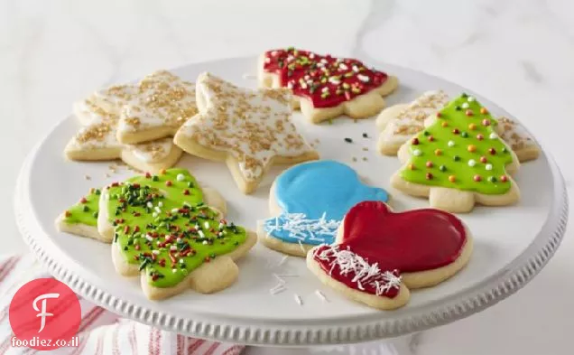 קלאסי חג המולד סוכר עוגיות Cutouts