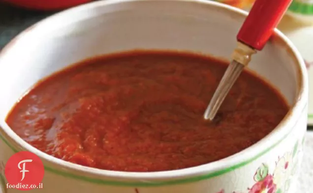 מתכון תוצרת בית קטשופ עגבניות טריות
