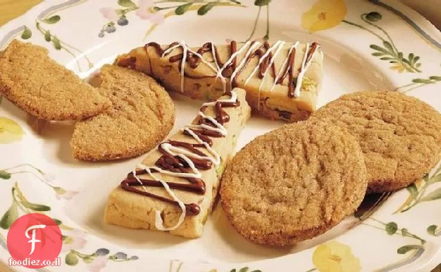 עוגיות קפוצ'ינו-פיסטוק
