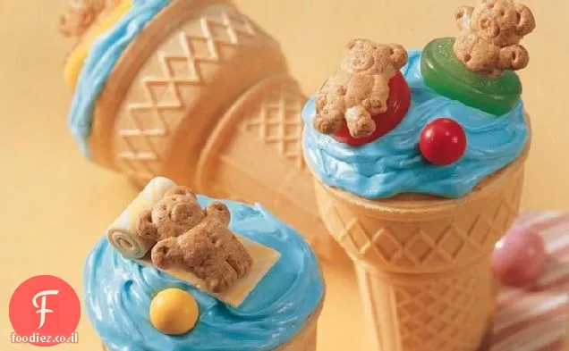 Beary Fun Cupcake Cones