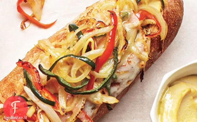 חומוס צ'יזסטייק Hoagies
