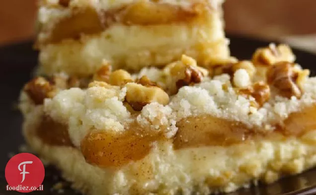 עוגת גבינה ללא גלוטן תפוחים Streusel עוגת גבינה