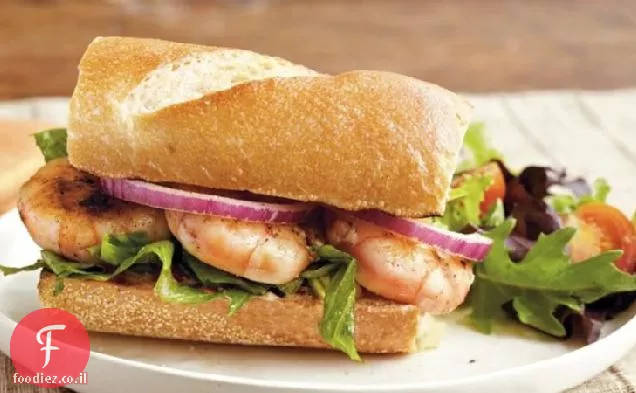 שרימפס בגריל po ' boy