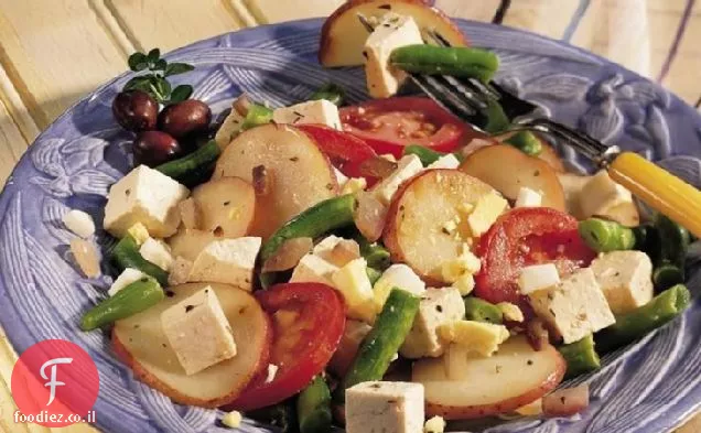 Niçoise טופו מחבת ארוחת ערב