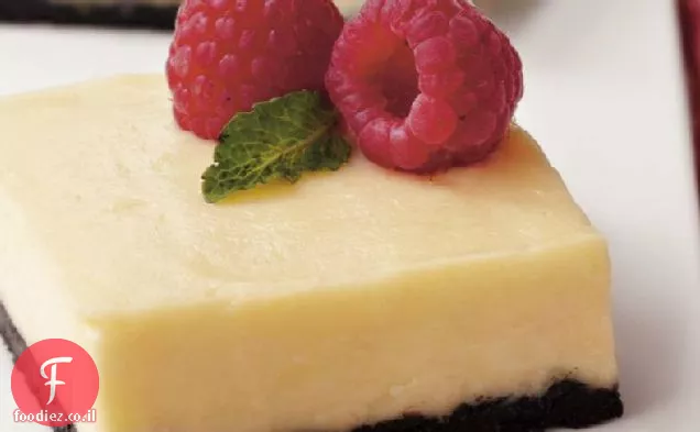 חטיפי עוגת גבינה עם שוקולד לבן