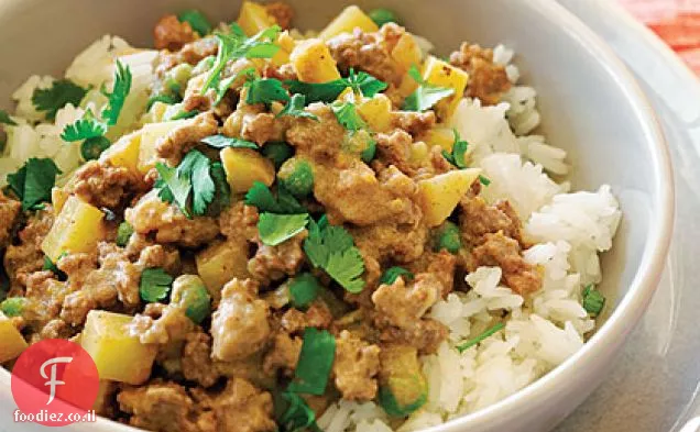Keema כבש עם תפוחי אדמה ואפונה