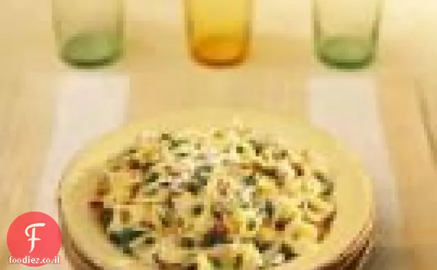 Farfalle עם אפונה ופרושוטו