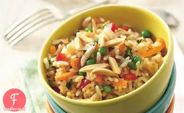 אורז Pilaf אביב לבישול איטי