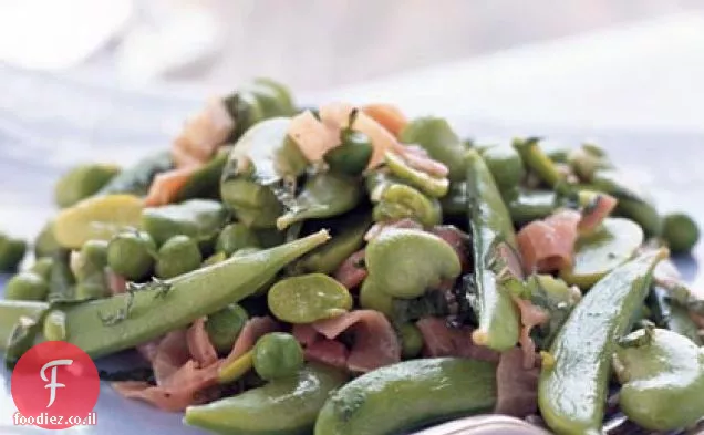 Fava, אפונה מתוקה, וסלט Snap סוכר