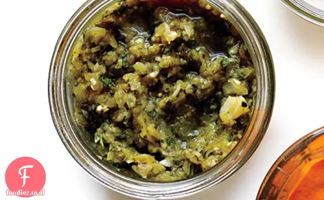 Tomatillo חרוך סלסה ורדה