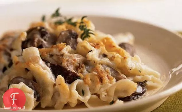 פטריות Rigatoni לאפות