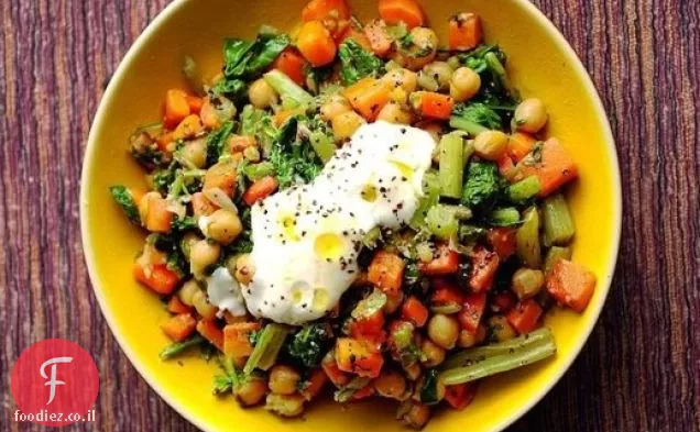 לבשל את הספר: חומוס Sauté עם יוגורט יווני