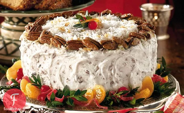עוגת שמנת איטלקית כתומה טרייה