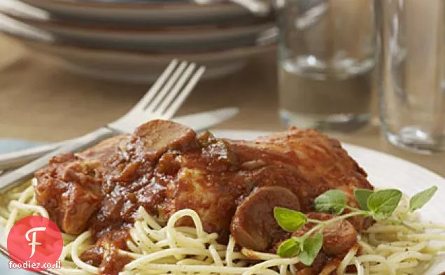 עוף בישול איטי Cacciatore