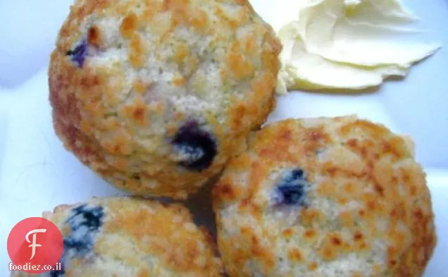 מאפינס Streusel אוכמניות