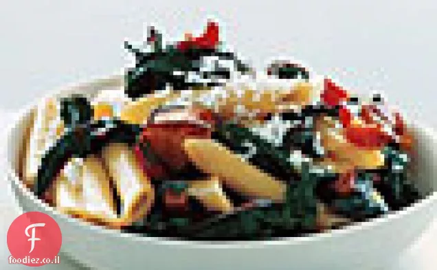 פסטה עם קילבסה ו Chard שוויצרי