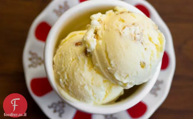 גלידת פופקורן עם חמאה