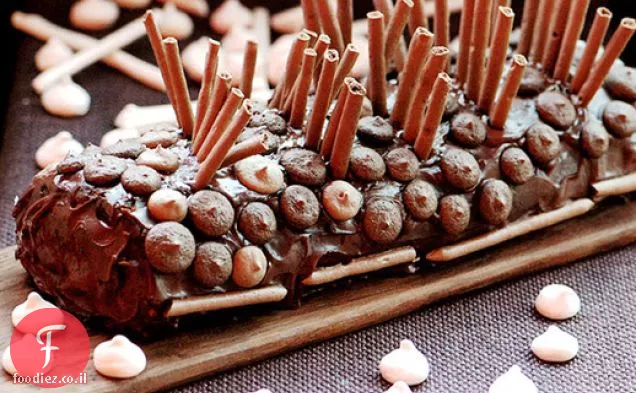 שוקולד וקרמל מלוח Buche de Nöel