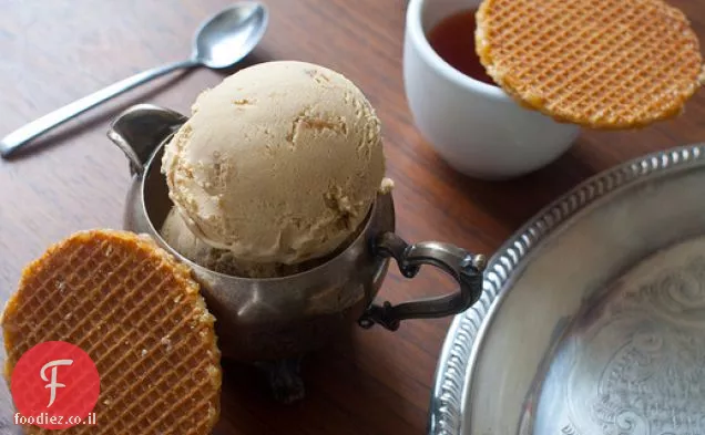 גלידת Speculoos-Stroopwafel
