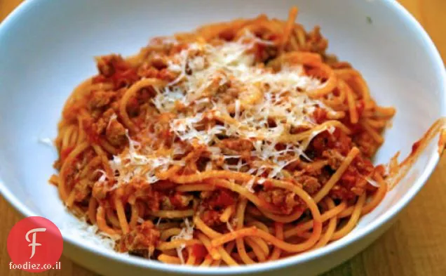 ארוחת ערב הערב: Bucatini con Salsicce (בוקאטיני עם נקניק)