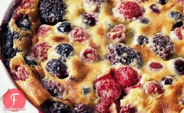 פירות ושקדים clafoutis