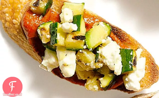 קישואים והריסה ברוסקטה