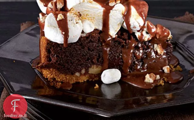 מיסיסיפי Mud S'Mores-Fudge Pie
