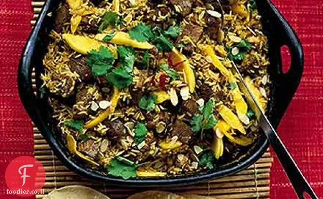 כבש, קוקוס ומנגו pilau