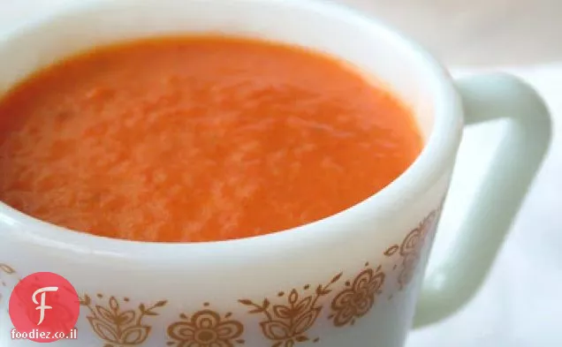 פלפל אדום קלוי ומרק עגבניות