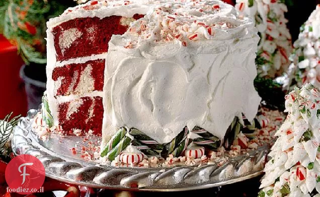 עוגת מנטה קטיפה אדומה