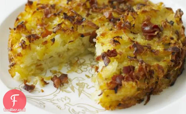 עוגת rösti אפויה בתנור