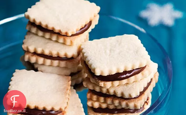 עוגיות אגוזי לוז שוקולד (Nocciolini)