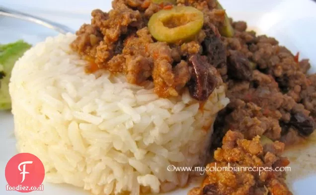 Picadillo Cubano (תבשיל בשר טחון קובני)