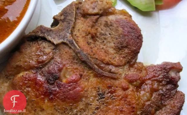צלעות חזיר בסגנון קולומביאני (Chuletas de Cardo)