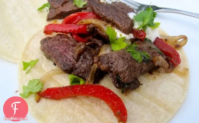 Fajitas de Carne (סטייק Fajitas)