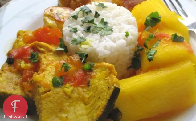 Sudado de Pescado (תבשיל דגים בסגנון קולומביאני)