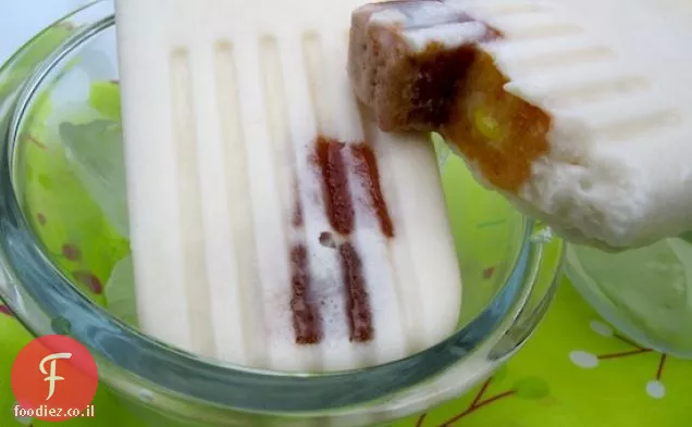 Paletas de Coco con Bocadillo (ארטיקים משחת קוקוס וגויאבה)