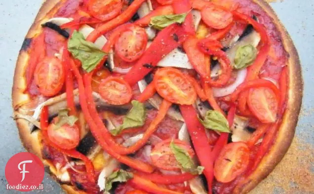 בצק פיצה תוצרת בית ורוטב-הבחירה Italiana