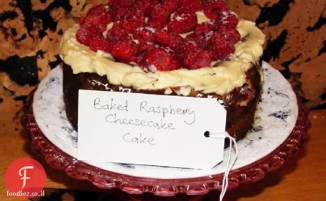 עוגת גבינה Raspberry Ripple עבור Club עוגה חשאית