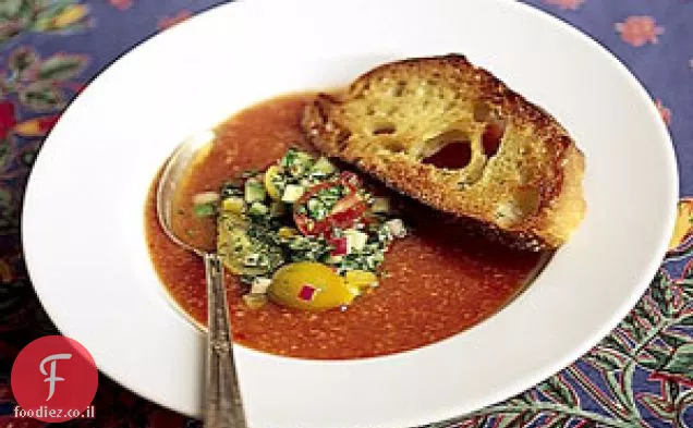 מרק עגבניות צונן, בסגנון גספצ'ו