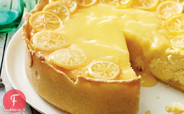 עוגת גבינה עם לימון