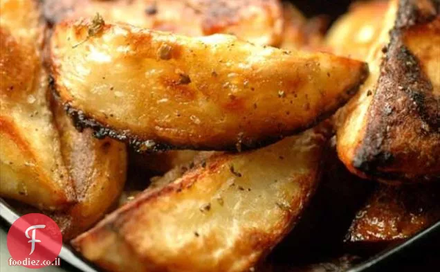 תפוחי אדמה יווניים (קלוי בתנור וטעים!)