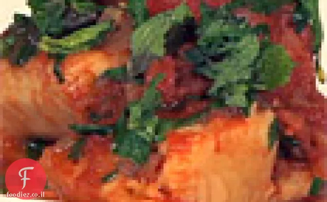 בקלה מלח עם עגבניות וצלפים (Baccalà alla Vesuviana)