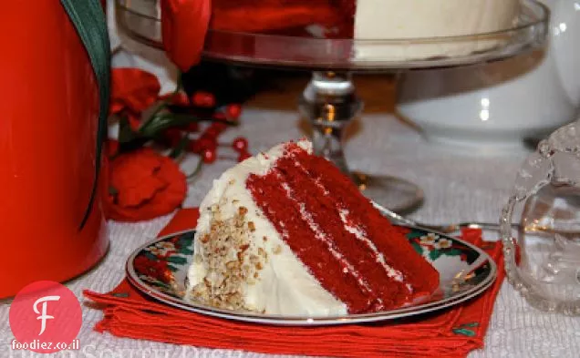 עוגת הקטיפה האדומה של אמא